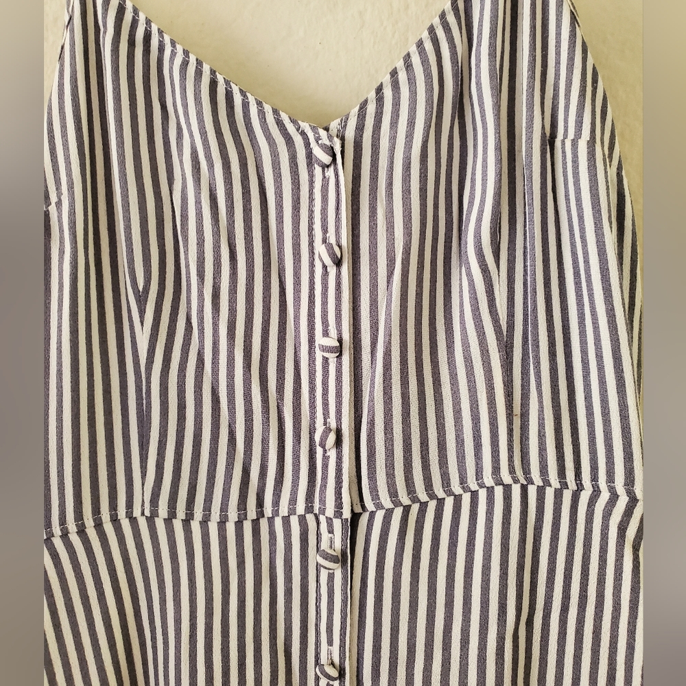 Blue Stripe button front Abercrombie midi dress SOLD OUT! - Picture 7 of 7